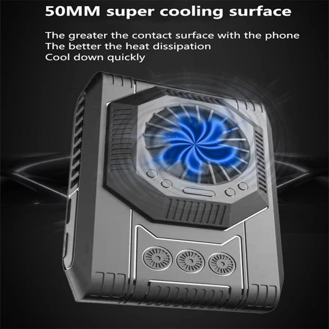 Alt view image 5 of 5 - Portable Plastic Mobile Phone Cooler Gaming Semiconductor Cooling Radiator For Fan For Smartphone Tablet