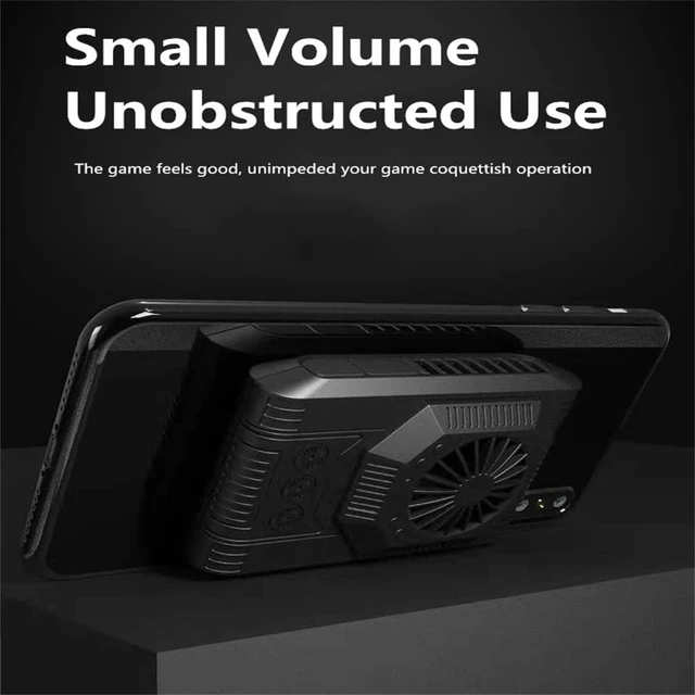 Alt view image 4 of 5 - Portable Plastic Mobile Phone Cooler Gaming Semiconductor Cooling Radiator For Fan For Smartphone Tablet