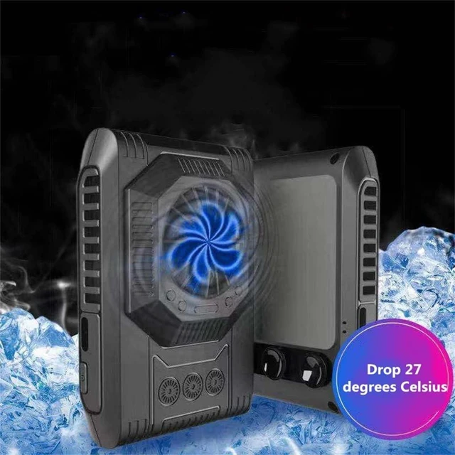 Alt view image 3 of 5 - Portable Plastic Mobile Phone Cooler Gaming Semiconductor Cooling Radiator For Fan For Smartphone Tablet