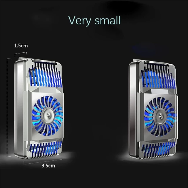 Alt view image 2 of 4 - Portable Smart Phone Cooler Gamer Mobile Fan Cooling Pad Universal Cell Smartphone With Game