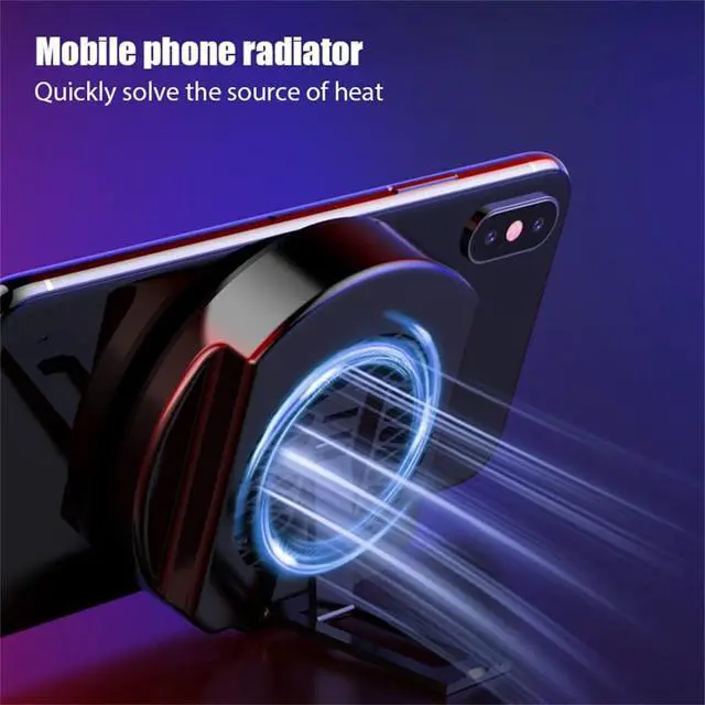 Alt view image 3 of 5 - Universal Mobile Phone Radiator Gaming Cooler Adjustable Portable Holder Heat Sink