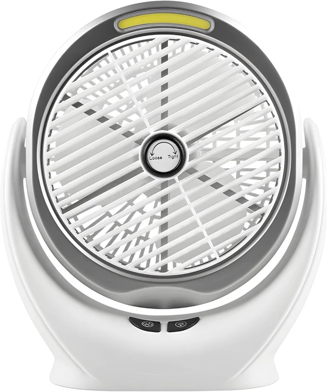 Main image of 2000Mah Battery Usb Desk Fan With Led Light, 3-Speed Setting