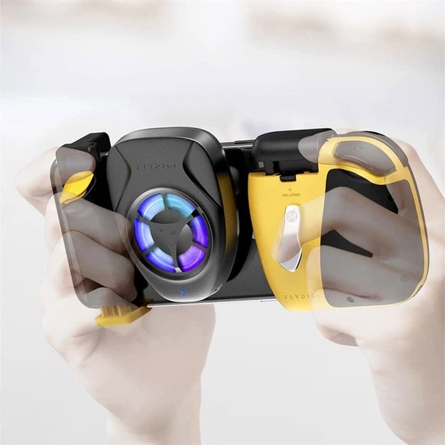 Alt view image 5 of 5 - Mobile Phone Cooler 3-Level Heat Sink Cooling Fan With Backlight For