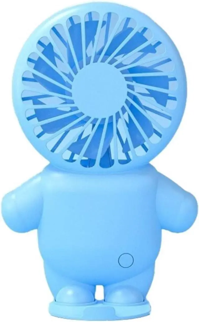 Main image of Mini Usb Small Fan Portable Handheld Desktop Fans Strong Wind(Cute Baby Blue)