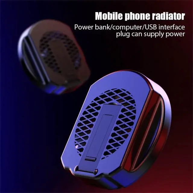 Alt view image 4 of 5 - Universal Mobile Phone Radiator Gaming Cooler Adjustable Portable Holder Heat Sink