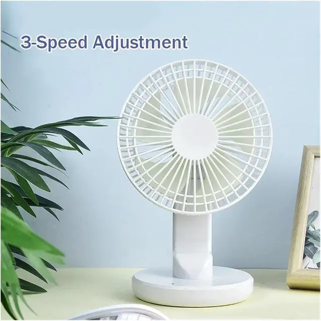 Alt view image 4 of 7 - Desktop Wall Mounted 2 In 1 Electric Fan Portable 6 Inch Summer(Plug in)