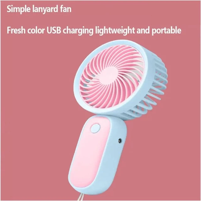 Alt view image 2 of 7 - Handheld Pocket Fans USB Charging Lazy Fan Desktop Mini Portable(3)