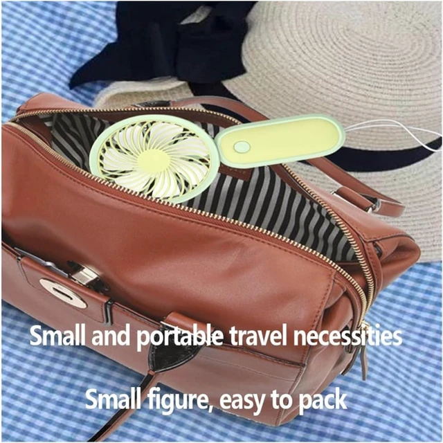 Alt view image 6 of 7 - Handheld Pocket Fans USB Charging Lazy Fan Desktop Mini Portable(3)