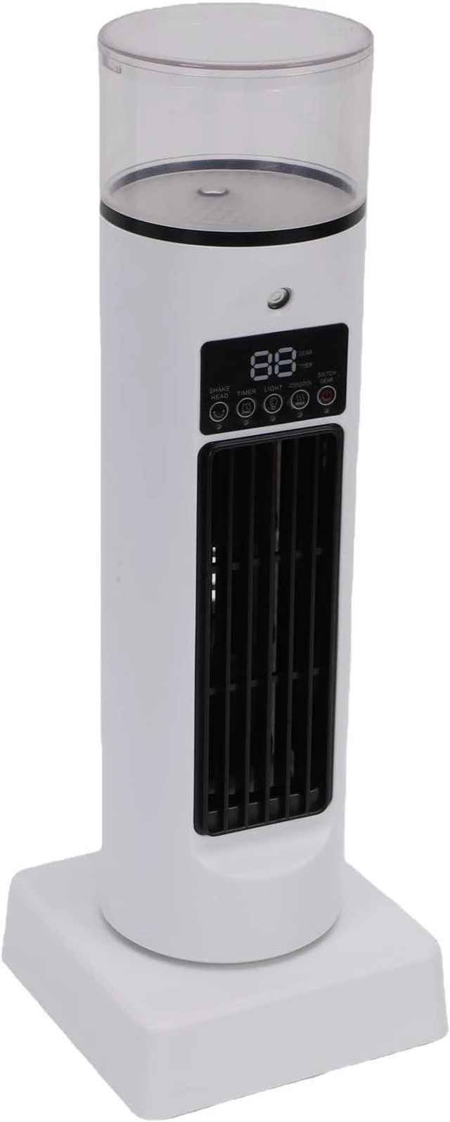 Alt view image 2 of 7 - Tangxi USB Tower Fan Bladeless | 6 Speed Adjustable Timer, Wide Oscillation, Misting Humidifier Desk Fan for Kitchen Office