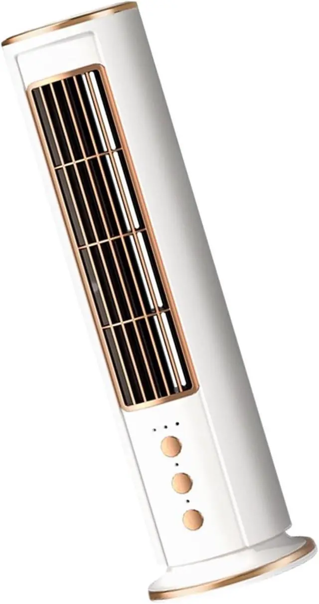 Alt view image 6 of 7 - Room Fan USB Rechargeable Tower Fan 3 Speed and Oscillation with Remote Control, for Desk, Dorm, Bedroom, and Study Spaces Desk Tower Portable Usb Rechargeable Remote Control Bedroom Desktop