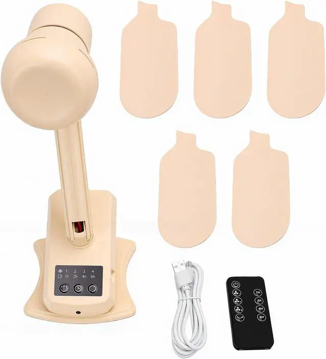 Alt view image 6 of 7 - LICAEVEY USB Rechargeable Clip Fan, LED Display Portable Desk Fan, 3 Speed Oscillating Wall Mount Clip on with Remote Control for Home Office
