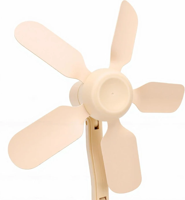 Alt view image 7 of 7 - Rengue Remote Control USB Clip Fan, ABS Rechargeable Desk Fan with 4000mAh Battery, 3 Speeds, 90° Oscillation, LED Display for Office Bedroom Patio