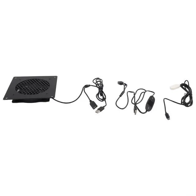 Alt view image 2 of 7 - 120mm USB Fan with Customizable Airflow and Temperature Regulation for Improved Heat Management in Various Devices (FT10S122505EC(60)