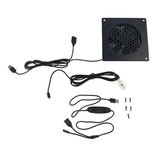 Alt view image 3 of 7 - 120mm USB Fan with Customizable Airflow and Temperature Regulation for Improved Heat Management in Various Devices (FT10S122505EC(60)