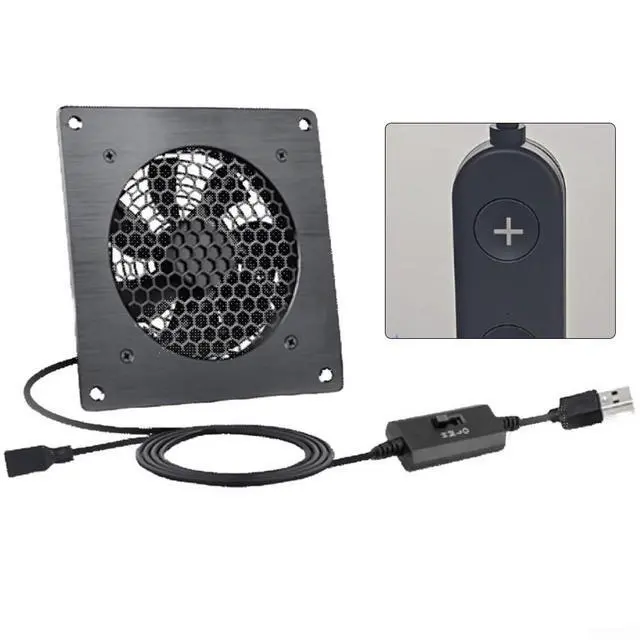 Alt view image 6 of 7 - 120mm USB Fan with Customizable Airflow and Temperature Regulation for Improved Heat Management in Various Devices (FT10S122505EC(60)