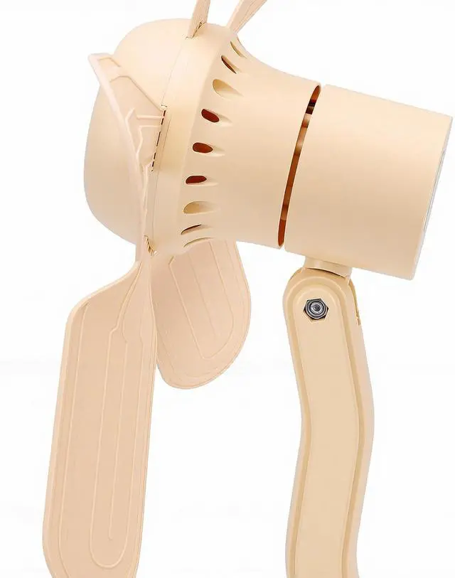 Alt view image 7 of 7 - LICAEVEY USB Rechargeable Clip Fan, LED Display Portable Desk Fan, 3 Speed Oscillating Wall Mount Clip on with Remote Control for Home Office