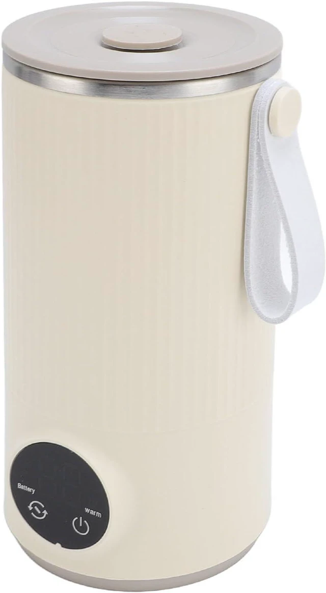 Alt view image 2 of 7 - Fabater Portable Bottle Warmer Mixer Multifunctional Cordless Device for Travel and Outdoor Activities Made of Durable ABS