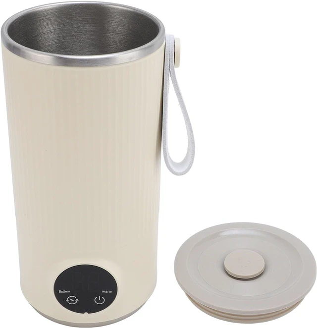 Alt view image 4 of 7 - Fabater Portable Bottle Warmer Mixer Multifunctional Cordless Device for Travel and Outdoor Activities Made of Durable ABS