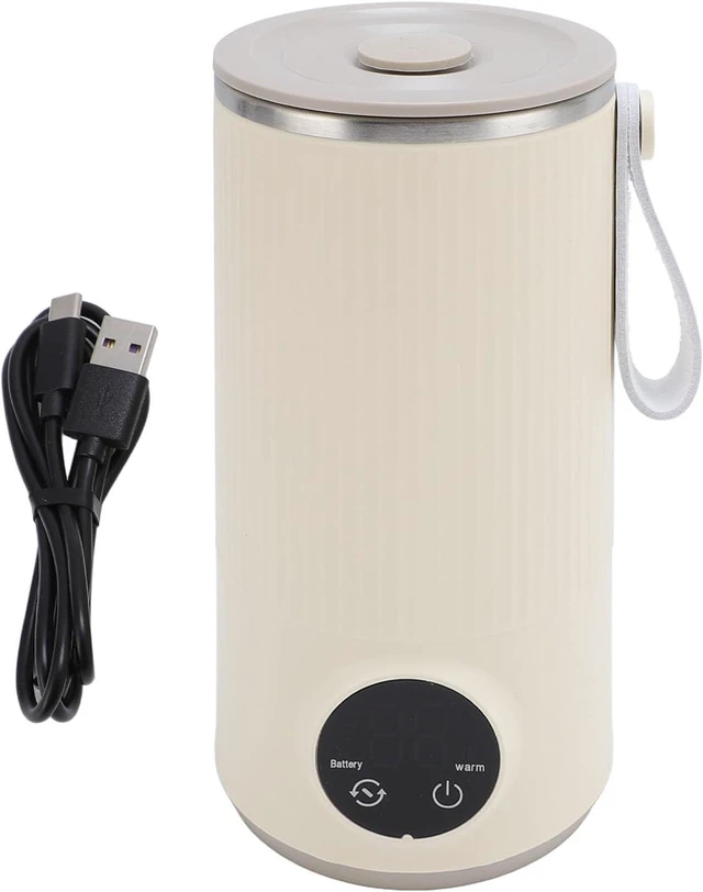 Alt view image 6 of 7 - Fabater Portable Bottle Warmer Mixer Multifunctional Cordless Device for Travel and Outdoor Activities Made of Durable ABS