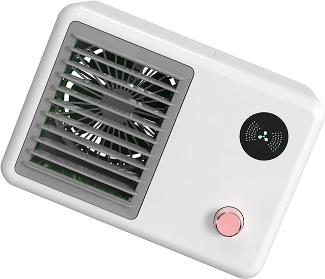 Alt view image 2 of 2 - aqxreight USB Desktop Cooler with Misting Humidifier 400ml 3 Speed Adjustable Quiet Fan for Desk Cooling