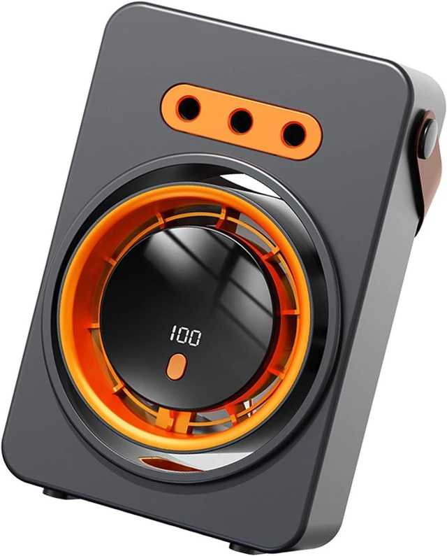Alt view image 6 of 7 - Compact Triple Function USB Desktop Fan with 100 Speed Choices and Water Feature for Home Area Cooling and Refreshing Fan
