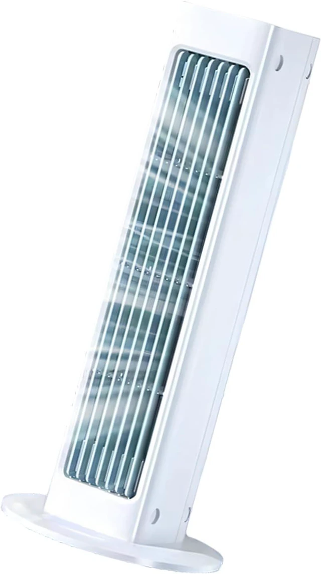 Main image of USB Tower Fan Plug in Design 3 Speed Adjustments Desktop Fan ABS Texture for Desk Indoor Cooling Quiet Operations Individual