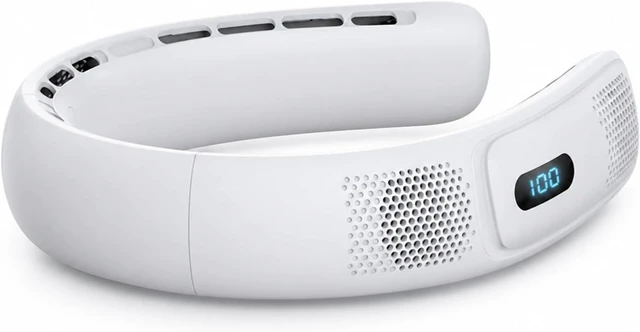 Alt view image 2 of 6 - Ventilateur de cou, USB Neck Hanging Small Portable Fan,pour les Voyages/Activités de plein air