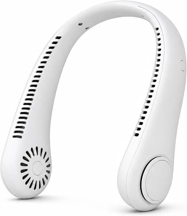Alt view image 3 of 6 - Ventilateur de cou, Hands Free Neck Fan Portable USB Rechargeable,pour les Voyages/Activités de plein air