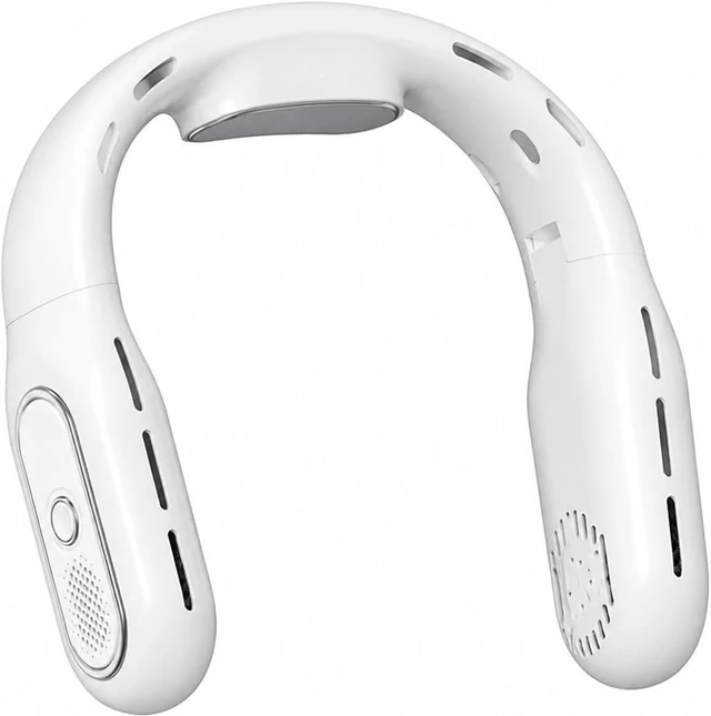 Alt view image 6 of 7 - Ventilateur de cou, USB Charging Portable Leafless Hanging Neck Fan,pour les Voyages/Activités de plein air