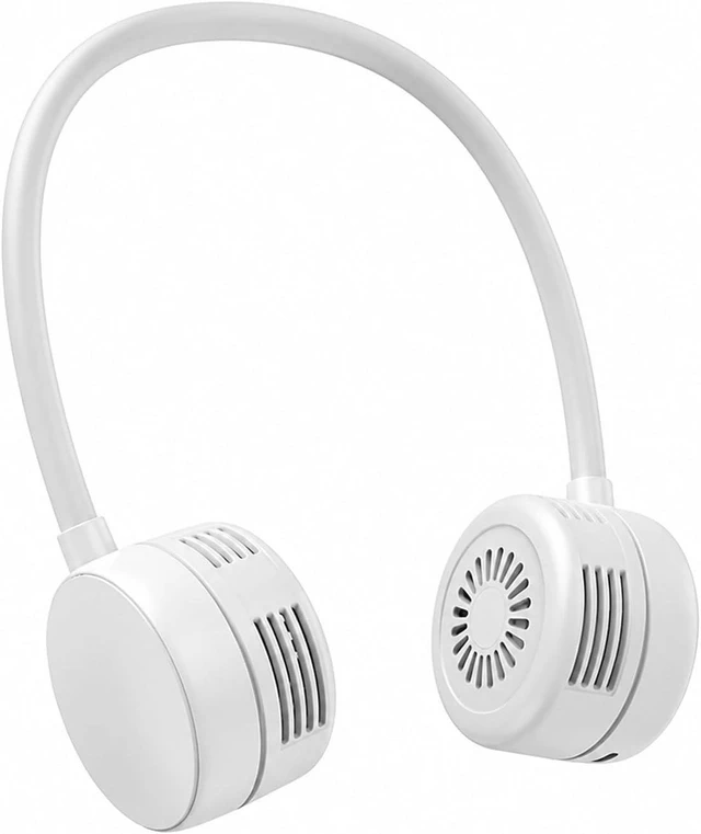 Alt view image 5 of 6 - Ventilateur de cou, Portable Blade-less Neck Fan Foldable USB-charged,pour les Voyages/Activités de plein air