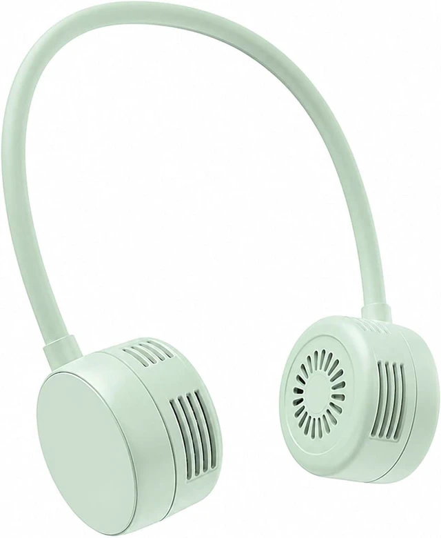 Alt view image 4 of 6 - Ventilateur de cou, Portable Blade-less Neck Fan Foldable USB-charged,pour les Voyages/Activités de plein air