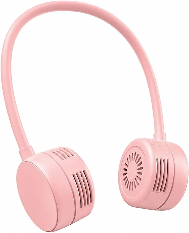 Alt view image 6 of 6 - Ventilateur de cou, Portable Blade-less Neck Fan Foldable USB-charged,pour les Voyages/Activités de plein air