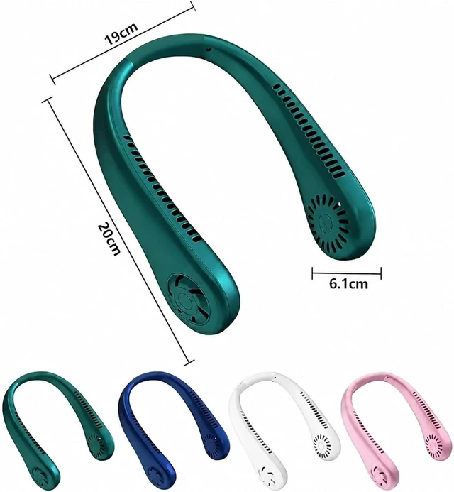 Alt view image 7 of 7 - Ventilateur de cou, Hanging Neck Fan Portable USB Charging Mini,pour les Voyages/Activités de plein air