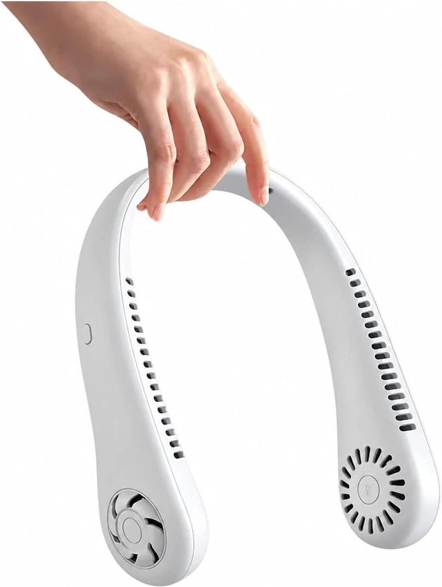 Alt view image 3 of 7 - Ventilateur de cou, Hanging Neck Fan Portable USB Charging Mini,pour les Voyages/Activités de plein air