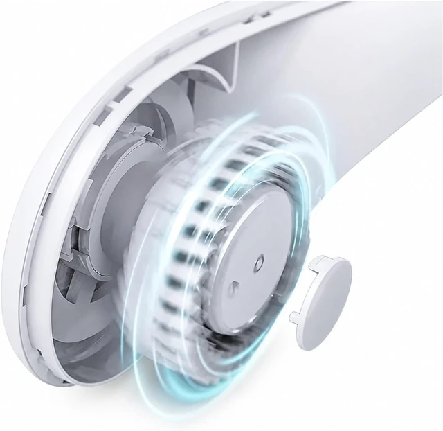 Alt view image 5 of 7 - Ventilateur de cou, Hanging Neck Fan Portable USB Charging Mini,pour les Voyages/Activités de plein air