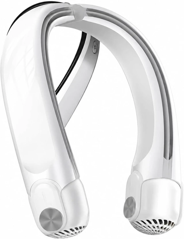 Main image of Ventilateur de cou, Portable Neck Mounted USB Bladeless Fan,pour les Voyages/Activités de plein air