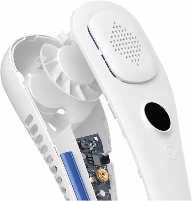 Alt view image 4 of 4 - Ventilateur de cou, Neck Bladeless Fan Mini Portable Silent USB Charging,pour les Voyages/Activités de plein air