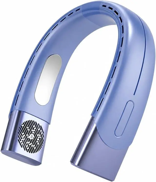 Main image of Ventilateur de cou, Portable Neck Fan Wearable Air Cooler USB Rechargeable,pour les Voyages/Activités de plein air