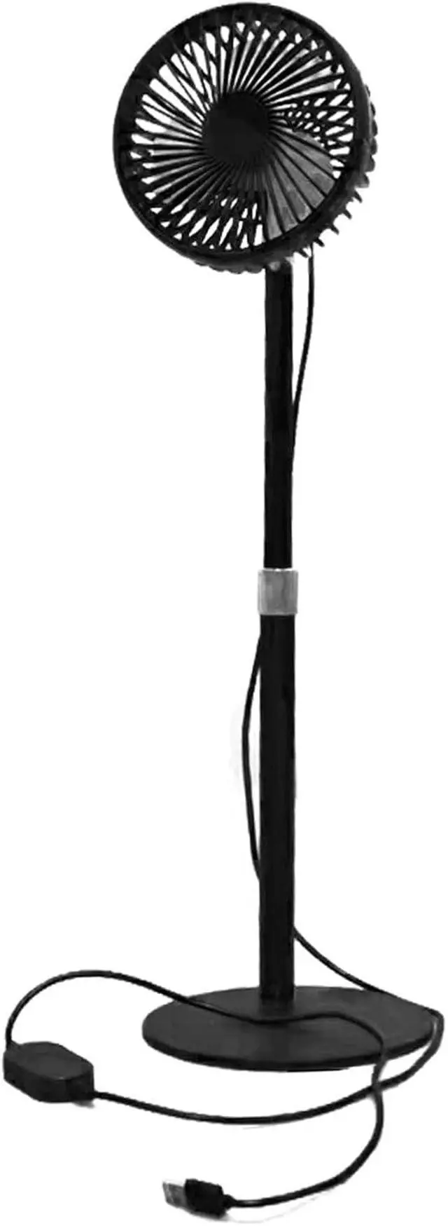 Alt view image 7 of 7 - USB Desk Fan with 3 Speed Setting Height Adjustable for Home and Outdoor Use 5Inch Compactly Design