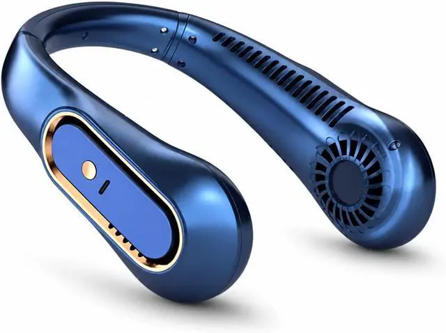 Main image of Ventilateur de cou, Wearable Neck Fan Portable Air Cooler 5 Gears,pour les Voyages/Activités de plein air