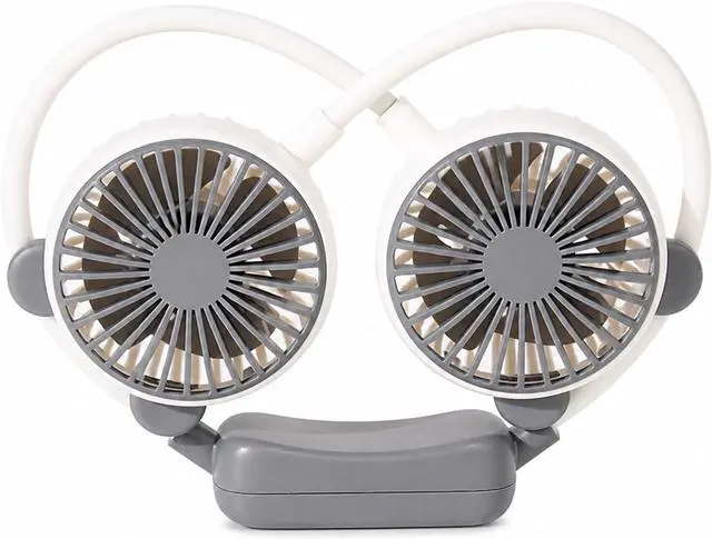Main image of Ventilateur de cou, Hands Free Neck Fan USB Rechargeable,pour les Voyages/Activités de plein air