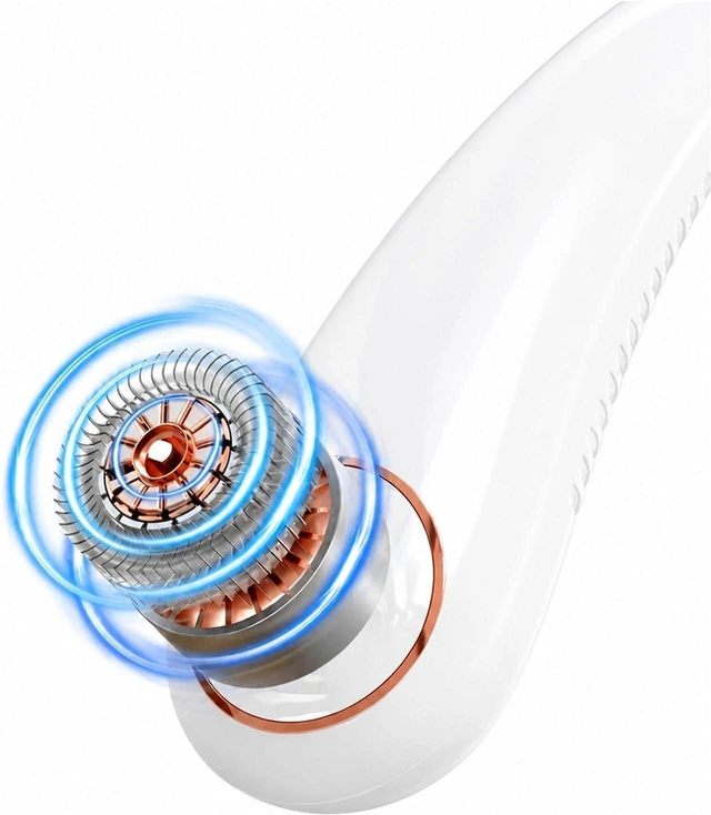 Alt view image 5 of 7 - Ventilateur de cou, Mini neck mounted portable bladeless fan usb discharge,pour les Voyages/Activités de plein air