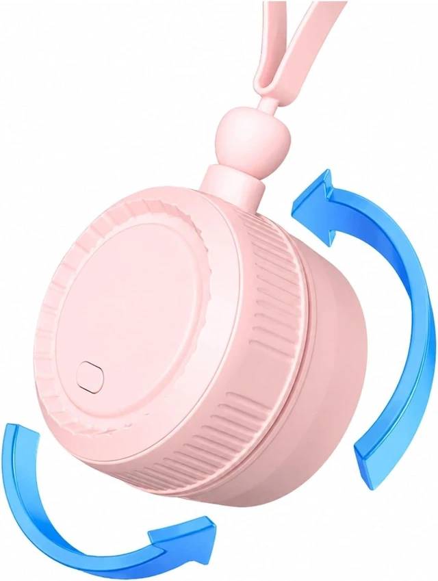 Alt view image 4 of 6 - Ventilateur de cou, Neck Hanging Type C Rechargeable Mini Bladeless Fan,pour les Voyages/Activités de plein air