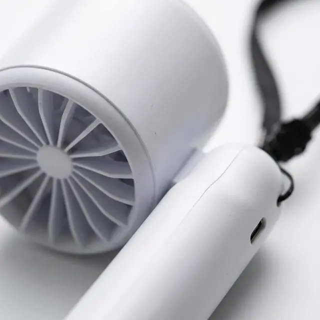Alt view image 3 of 7 - Portable Handheld Fan, USB-C Rechargeable Mini Cooling Fan for Travel