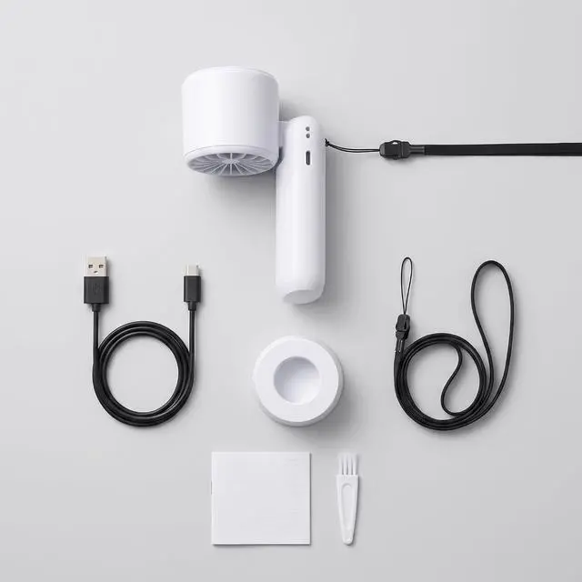 Alt view image 5 of 7 - Portable Handheld Fan, USB-C Rechargeable Mini Cooling Fan for Travel