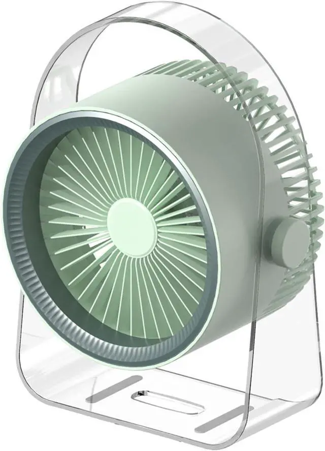 Alt view image 3 of 7 - Electric Desktop Fan for Office Desk Or Bedroom Nightstands USB Rechargeable Cooling Device with 2000mAh Battery