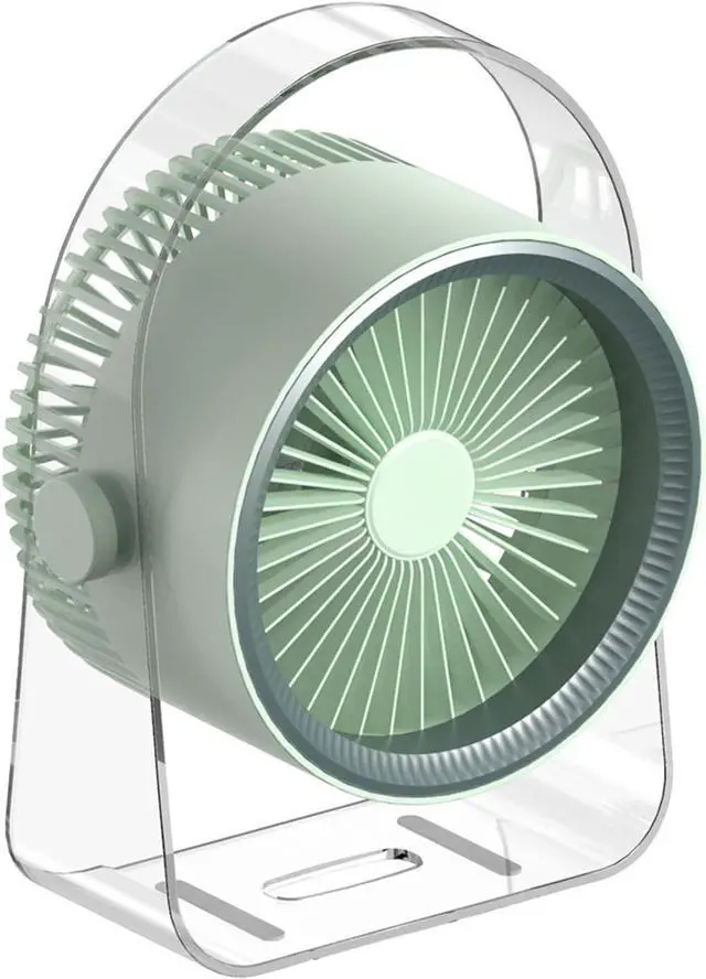Main image of Electric Desktop Fan for Office Desk Or Bedroom Nightstands USB Rechargeable Cooling Device with 2000mAh Battery
