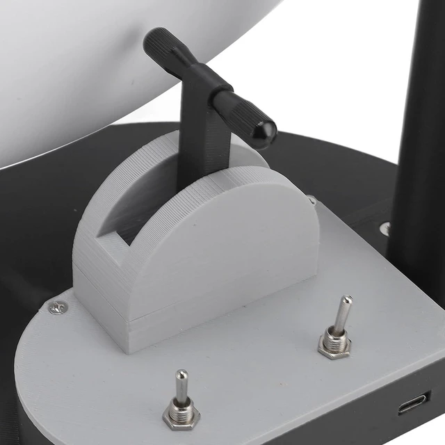 Alt view image 6 of 7 - Desktop Fan with Red Tail Light, Turbofan Engine Design USB Cooler