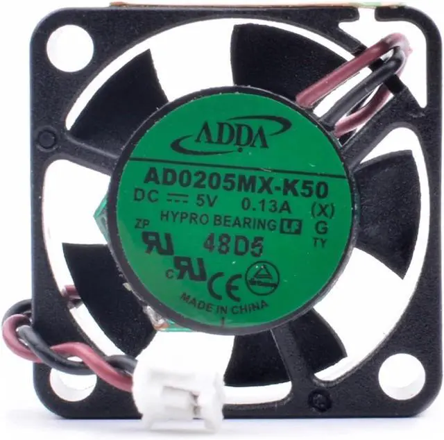 Alt view image 4 of 4 - AD0205MX-K50 2.5cm 2506 25x25x6mm DC5V 0.13A Small 6mm Micro USB Cooling Fan