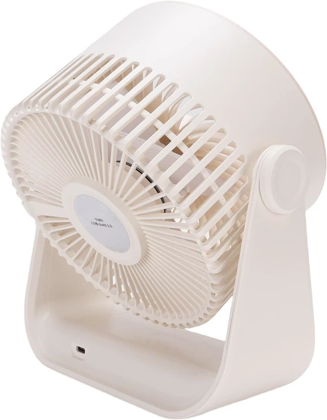 Alt view image 7 of 7 - ciciglow Air Circulator Fan Desk Fan Rechargeable USB 4000mAh Battery Operated Quiet Strong Wind Lightweight for Bedroom Home Office Personal Use